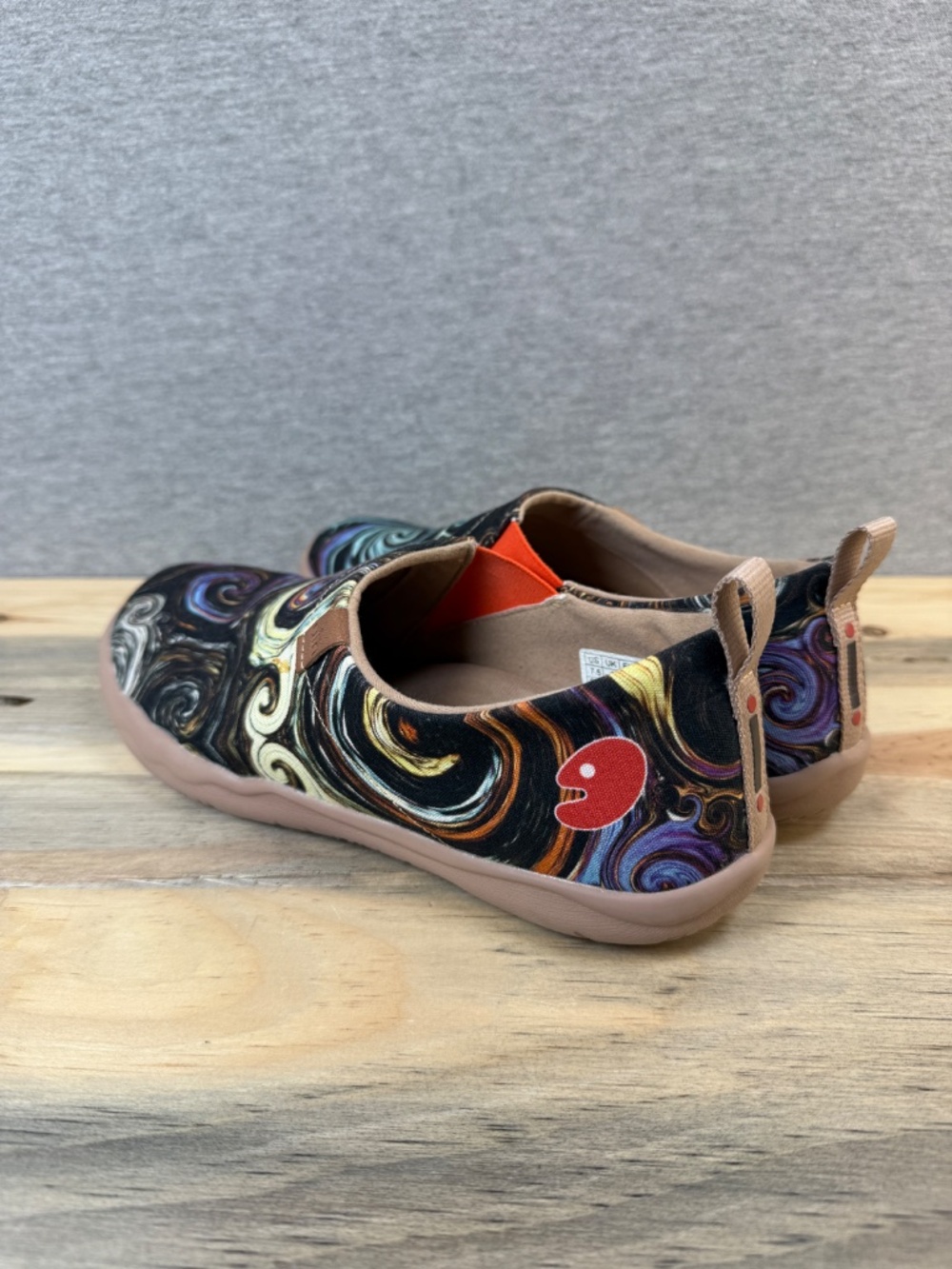 UIN Toledo Starry Night Slip On Sneakers Women's Size 7.5 Artsy Art Teacher Cool - Picture 6 of 16